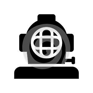 Diving Helmet icon. Trendy Diving Helmet logo concept on white b