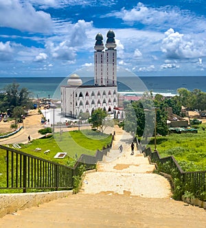 The divinity mosque, Dakar, Senegal, West Africa photo