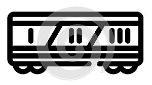 division by class railway line icon animation