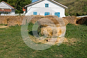 Divnogorye, Hay in the yard