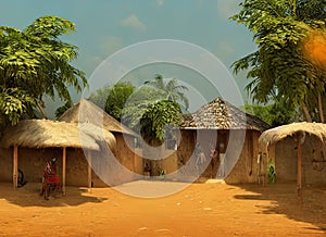 Divo, GÃ´h-Djiboua, CÃ´te d\'Ivoire. Generative AI. photo