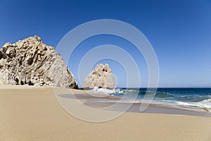 Divorce beach in Los Cabos, Mexico