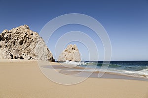 Divorce beach in Los Cabos, Mexico
