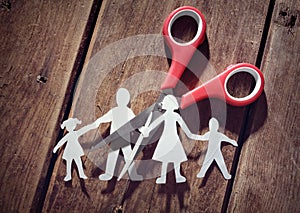 Divorce and child custody photo