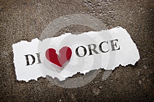 Divorce heart