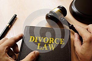 Divorce Law concept.