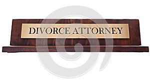 Divorce Name plate