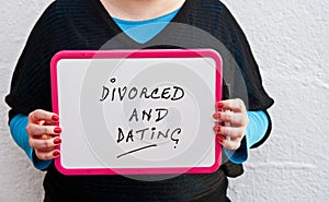 Divorced and dating