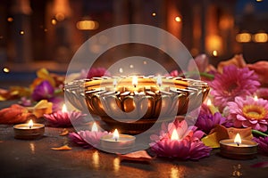 Diwali design incorporating the importance of