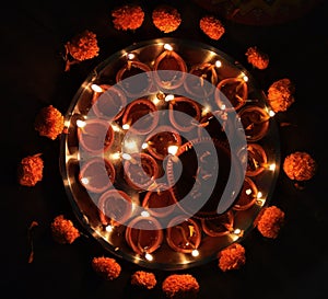 Diwali festival scene captured: India festival of lights