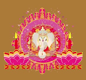 Diwali Ganesha Design