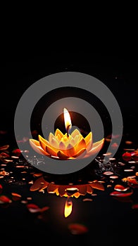 Diwali honors the Hindu goddess of wealth, Lakshmi.