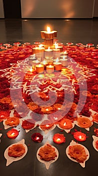 Diwali honors the Hindu goddess of wealth, Lakshmi.