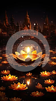 Diwali honors the Hindu goddess of wealth, Lakshmi.