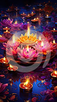 Diwali honors the Hindu goddess of wealth, Lakshmi.