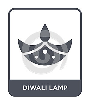 diwali lamp icon in trendy design style. diwali lamp icon isolated on white background. diwali lamp vector icon simple and modern