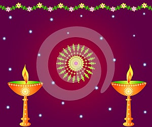 Diwali lamps