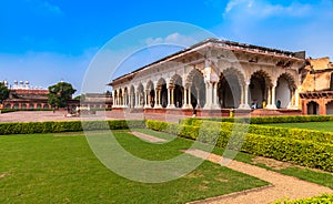 Diwan-I-Am or Hall of Public Audience in Agra Fort