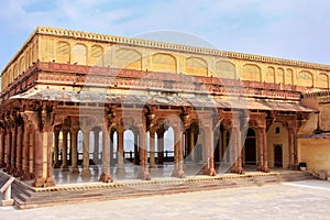 Diwan-i-Am - Hall of Public Audience in Amber Fort, Rajasthan,