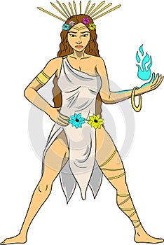 Diwata, a spirit, usually a lesser god or goddess, believed to guard natural features such as forests. Filipino or Cebuano deity.