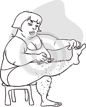 Dix Hallpike Maneuver Vector illustration