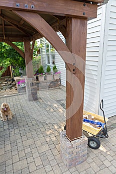 DIY home improvements adding a gazebo