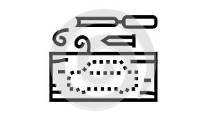 diy kits toys line icon animation