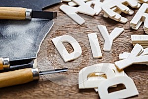 DIY Letters Woodwork