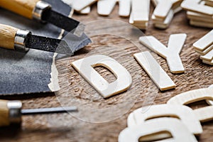 DIY Letters Woodwork photo