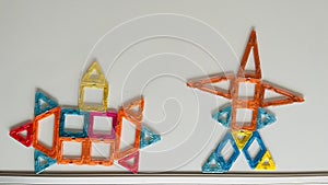 DIY Magnetic Building Blocks for kids.