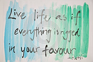 DIY quote painting