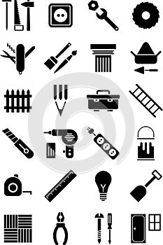 DIY tools icons