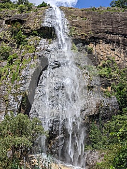 Diyaluma one of longest eye catching waterfall in Sri Lanka