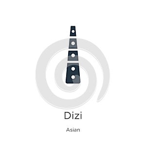 Dizi icon vector. Trendy flat dizi icon from asian collection isolated on white background. Vector illustration can be used for photo