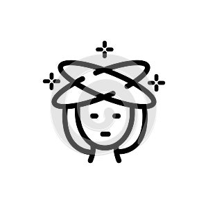 Dizziness, Migraine, Headache Line Icon