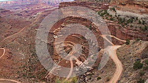 Dizzying Heights of Shafer Canyon