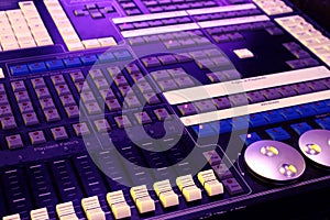 DJ control panel - music mixer