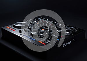 Professional DJ Controller Setup for Mixing Music