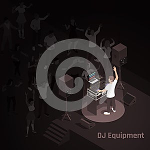 DJ Isometric Composition