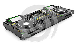 DJ music mixer