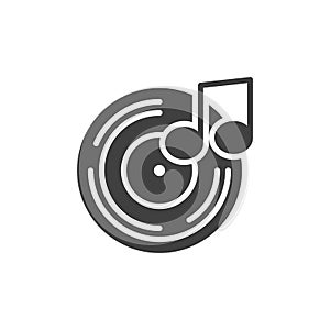 dj music vector icon