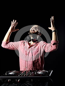 DJ playing music