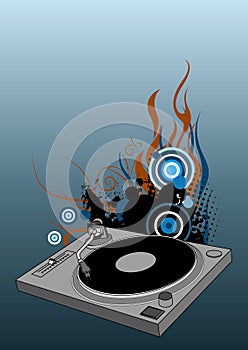 DJ turntable