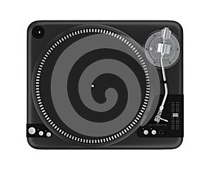 DJ Turntable Isolated