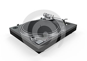 DJ Turntable Isolated