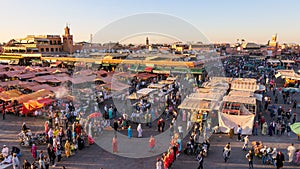 djemaa el fna square marrakesh morocco