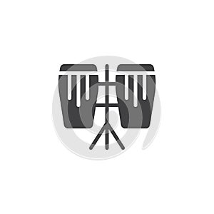 Djembe drums vector icon