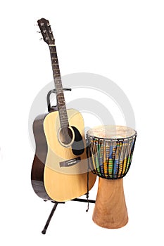 Djembe and guitar