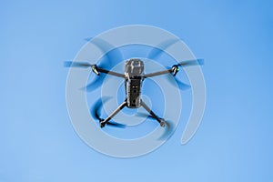 DJI Mavic 3 drone on gray or sky background