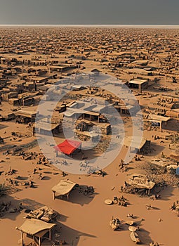 Djibo, Sahel, Burkina Faso. Generative AI.